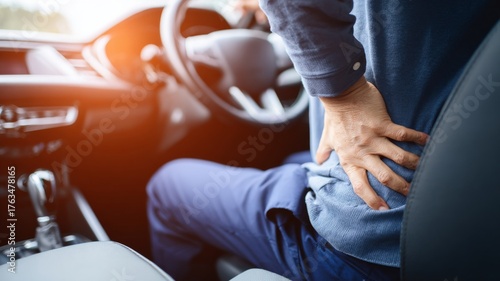 Driver's sedentary low back discomfort