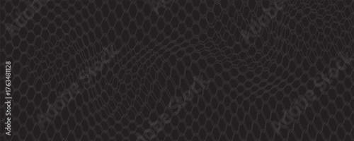 Black metal texture steel background. Perforated sheet metal. vector illustration