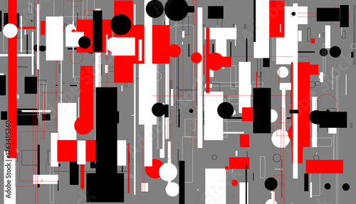 abstrakcja, geometria, plik wektorowy, ilustracja, projekt
