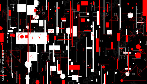 abstrakcja, geometria, plik wektorowy, ilustracja, projekt