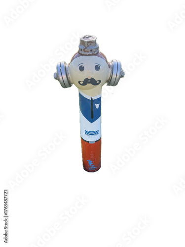 Plakat toy robot fire hydrant
