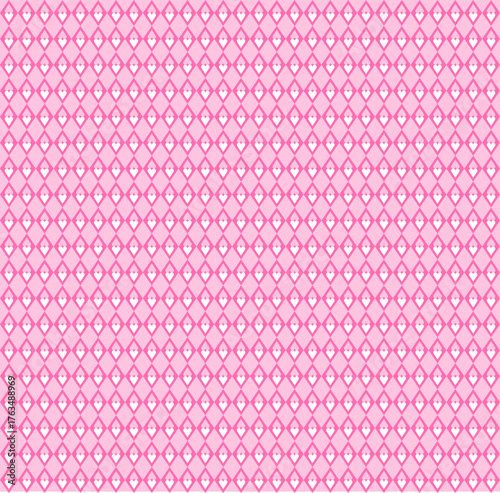 Soft pink diamond pattern creates a delicate and visually appealing background