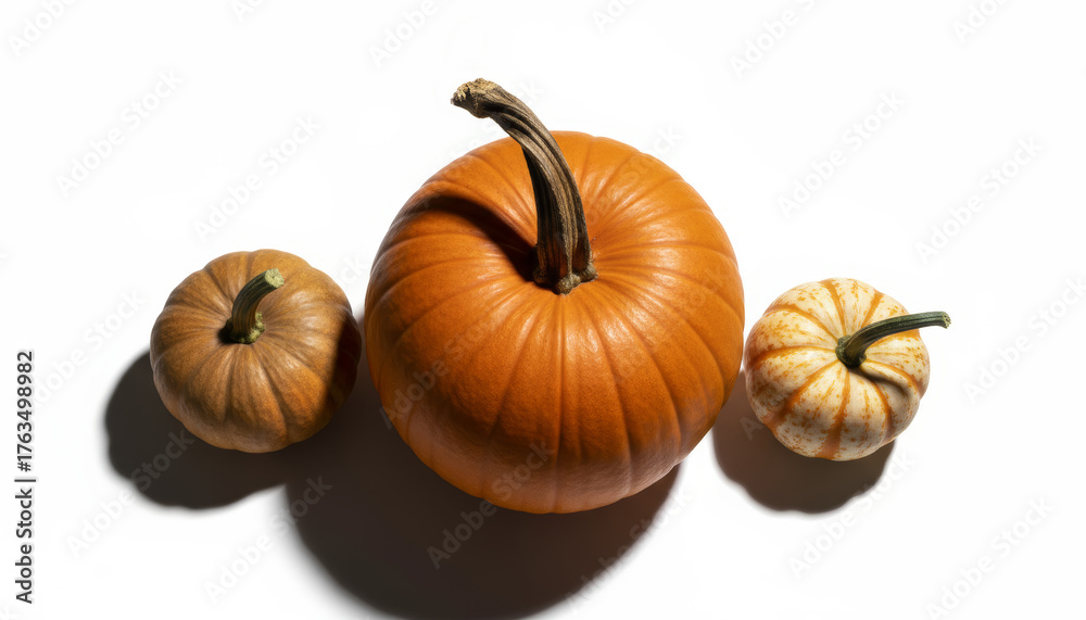Obraz premium Harvesting pumpkins for fall decor farm photography natural light