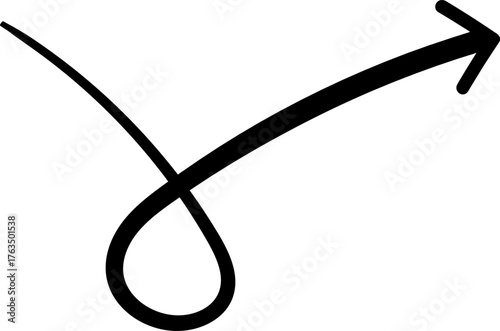 Dynamic Rebound Arrow Vector with Loop and Forward