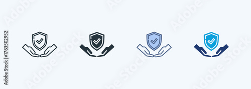 Insurance Multiple Style Icon Collection