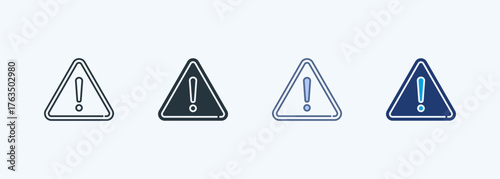 Danger Multiple Style Icon Collection