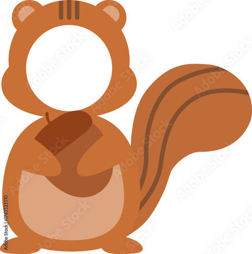 squirrel with acorn
