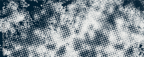 Abstract photocopy texture background with dark edges - landscape. vector Illustration eps 10