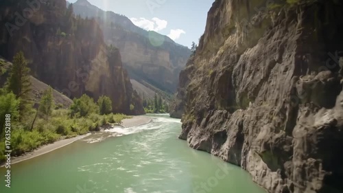 river in the mountains