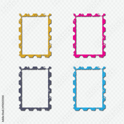 vintage stamp style vector