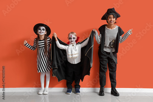 Group of children dressed f...