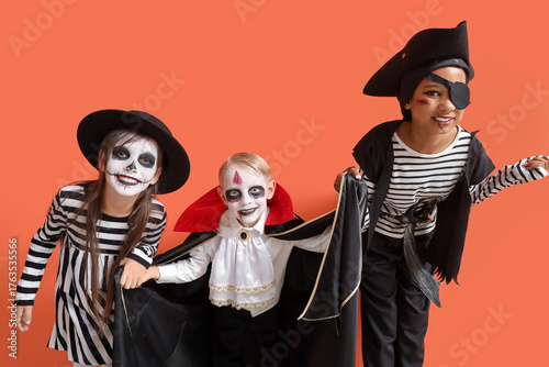 Group of children dressed f...