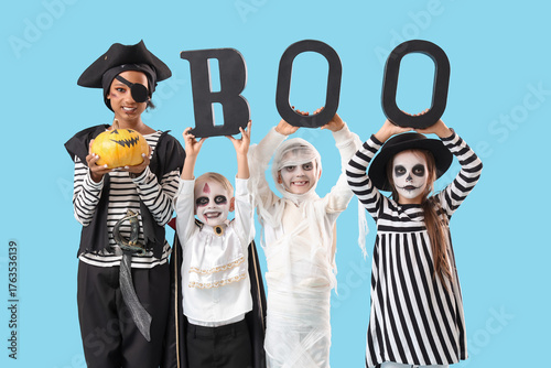 Group of children dressed f...
