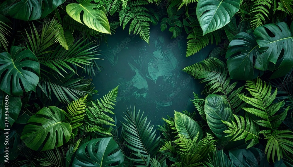 Fototapeta premium tropical jungle background