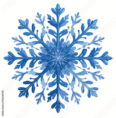 snowflakes on a white background