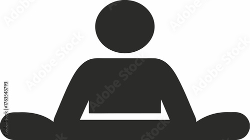 Serene person meditating in a tranquil pose, symbolizing peace, wellness, and mindful living for balanced lifestyles and self care.