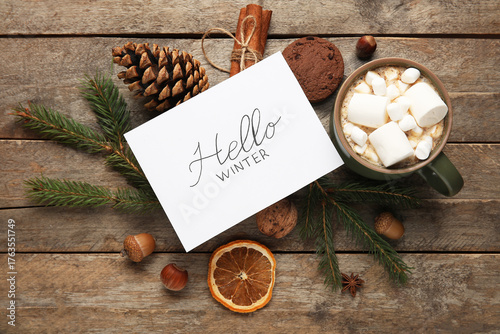 Notebook with text HELLO WI...