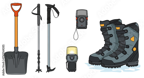 Essential equipment for outdoor winter adventures