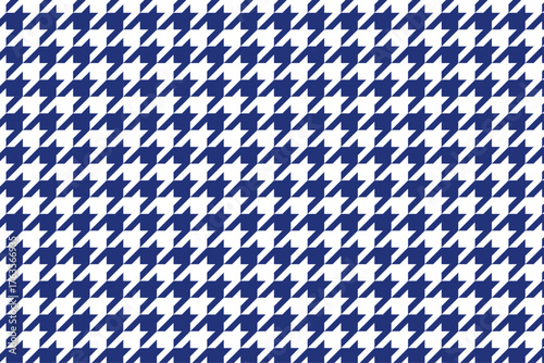 ネイビーと白の千鳥格子パターン背景