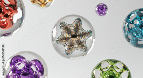 water drops on a glass