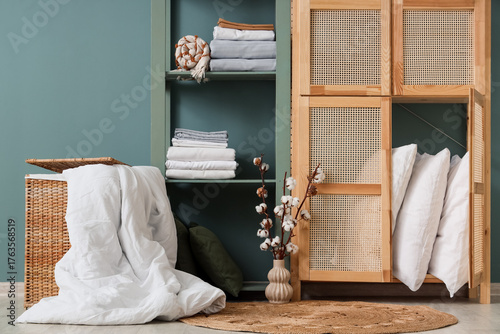 Interior of room with close...