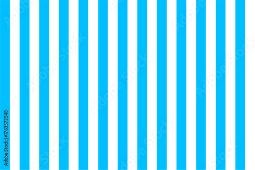 Deep Sky Blue and White vertical stripes pattern background,wallpaper,vector illustration,seamless striped backdrop.