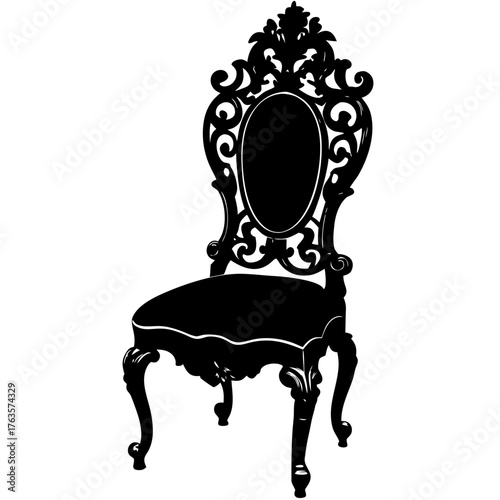 antique furniture and chair