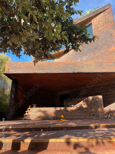 vintage building in the garden