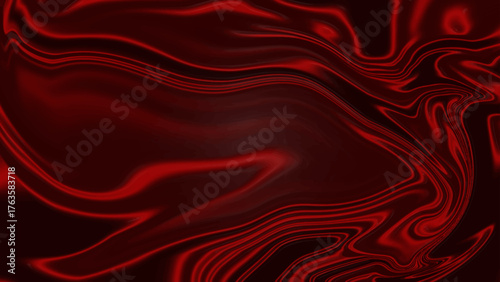 Dark red and black liquid marble abstract background with dramatic, flowing texture.