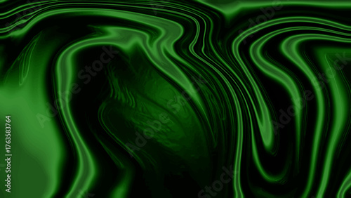 Luxurious deep green silk or satin background with a marbled flowing pattern.