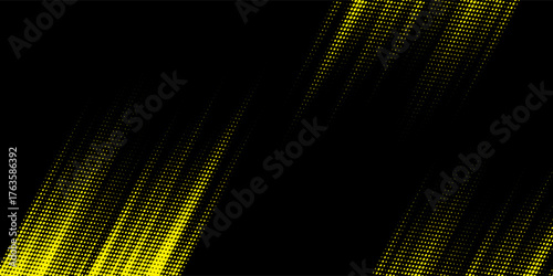yellow black brush wrap car sticker pattern abstract banner sporty lines black yellow color combination grunge brush modern pattern racing motorsport vector design.