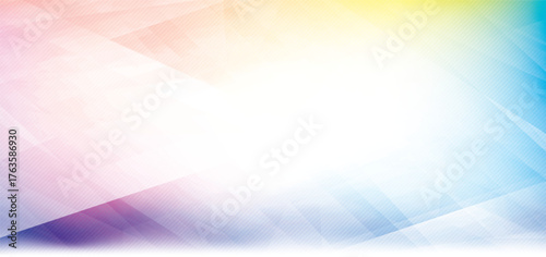 Pastel Abstract Background – Soft Gradient with Diagonal Lines and Geometric Shapes for Presentation or Web Design