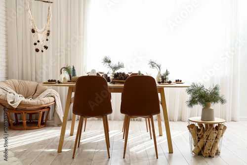 Interior of room with dinin...