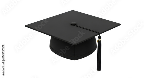 Wallpaper Mural Classic black graduation cap with tassel symbolizing academic achievement and success isolated PNG with Transparent Background Torontodigital.ca