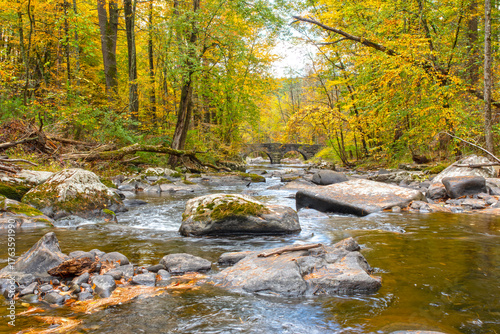 Stone Arche Bridge on 10-Mile River 