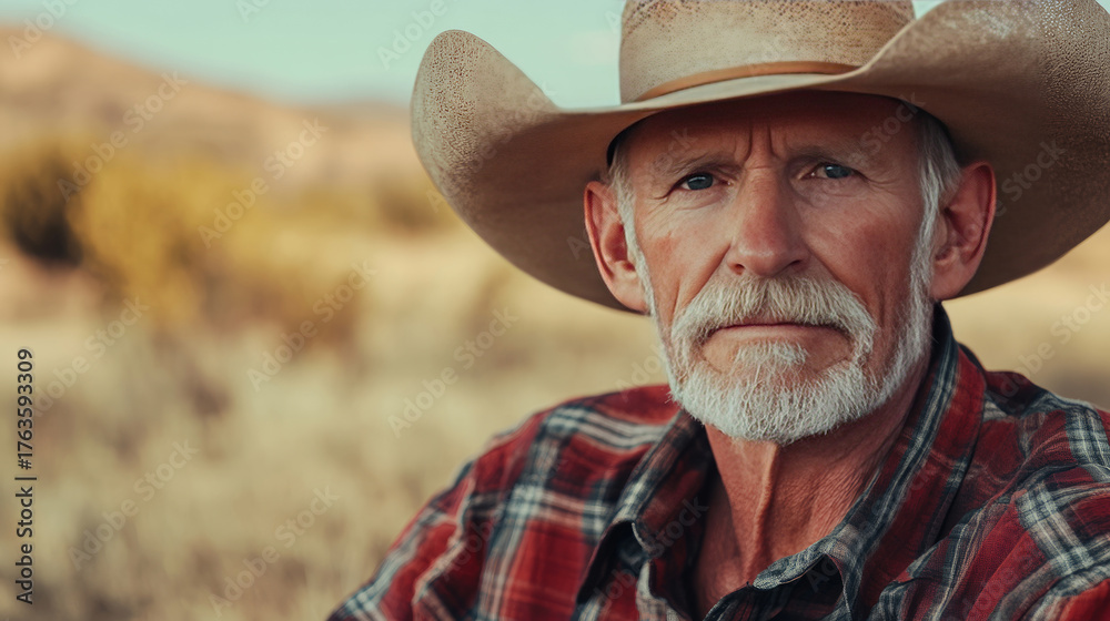 Fototapeta premium Portrait of Cowboy