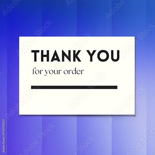 Thank you word illustration