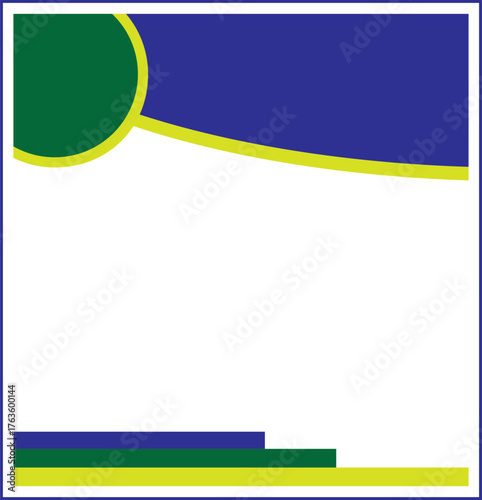 Abstract Brazil Flag Design