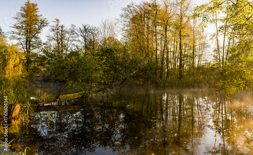 Fototapeta Naklejka Na Ścianę i Meble -  Świt na Warmii 2025