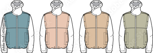 Vibrant Vest Variety A Colorful Collection of Fashionable Apparel