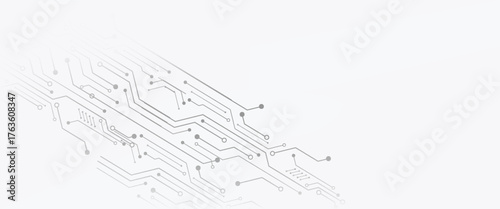 Abstract backgrounds of molecules lines light gray