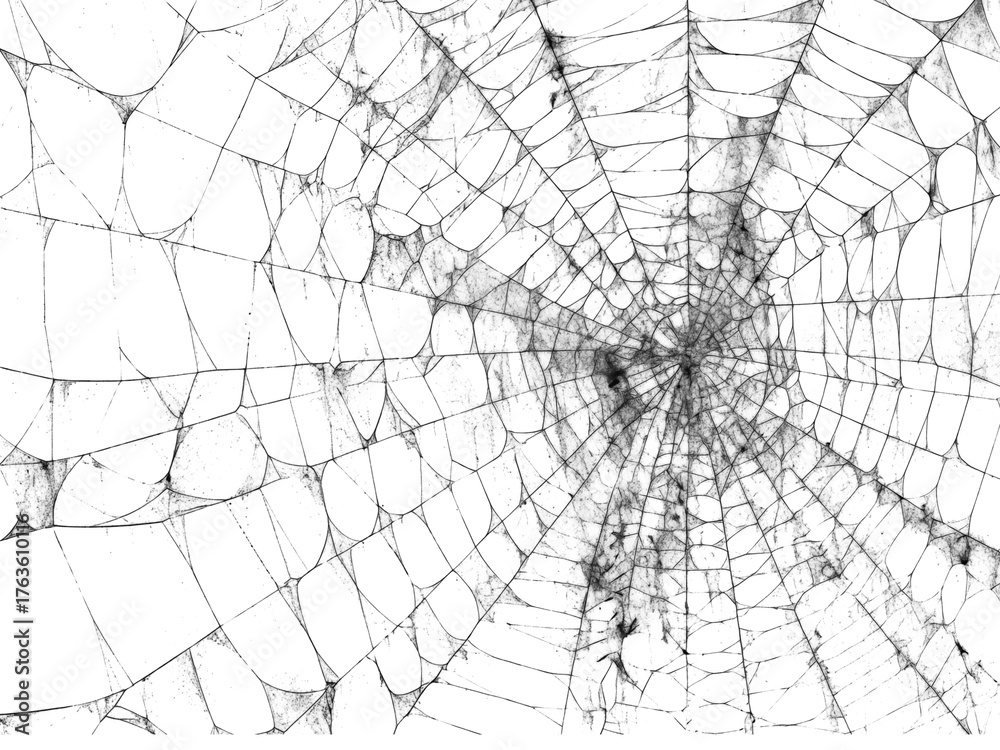 Obraz premium spider net vector illustration, PNG Stock royalty free. transparent background