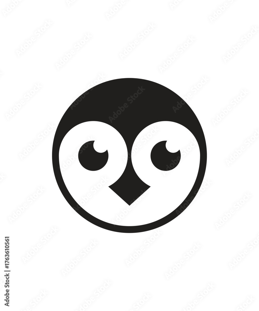 Fototapeta premium Owl logo icon design vector illustration