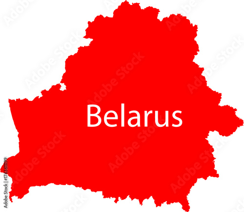 Belarus Map Design Vector Stock Photo