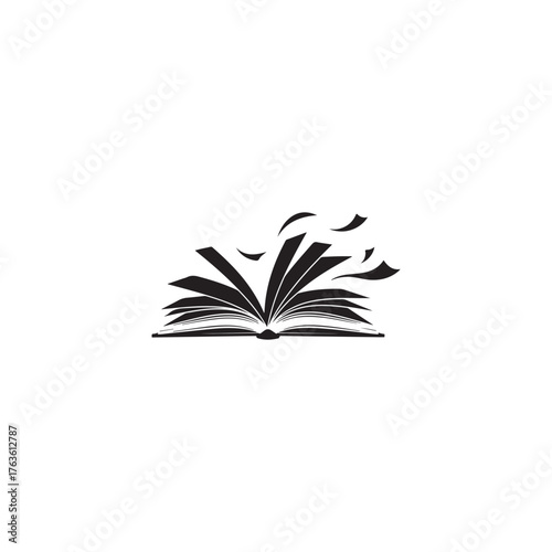 Silhouette of a muscular arm flexing