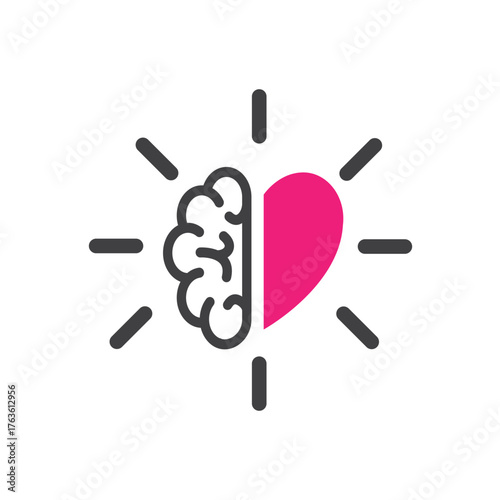 Heart and brain mind body connection emotional intelligence wellness.