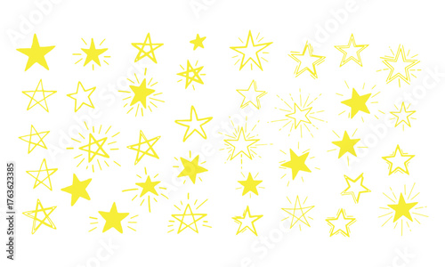 Charming yellow and green floral cutouts scattered for festive design elements