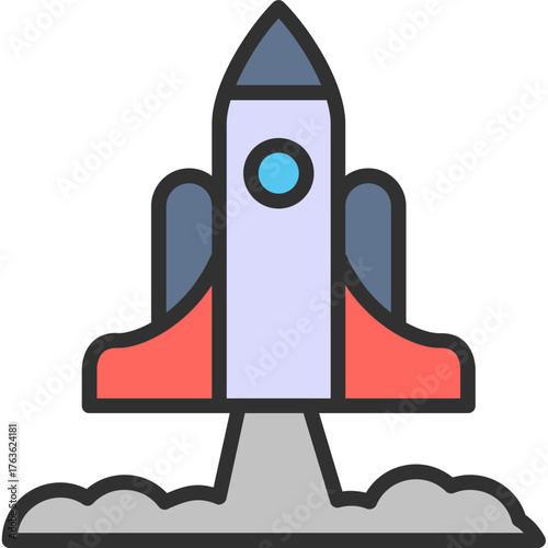 Rocket Launch Icon