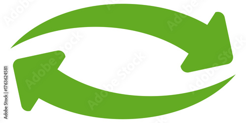 Green arrow vector isolated on white background. Arrows indicate direction and jump symbols