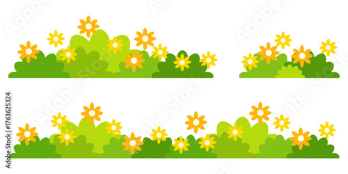 green grass illustration, sustainable grass nature, grass design in flat style
